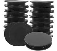 Veemoon 40pcs Piggy Bank Bottom Covers Stoppers Jar Bottom Plugs for Piggy Bank Supplies for Plaster Figurine and Jar Insert Plugs