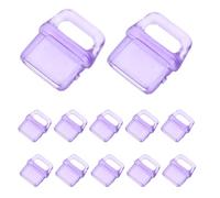 Veemoon 40pcs Purple Pvc Type-c Dust Plugs for Cell Phones and Usb-c Devices, Resistant to Deformation and Easy to Use, Suitable for Tablet and Smartphone Charging Ports