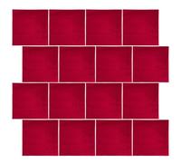 Veemoon 40pcs Red Paper Napkins Disposable 2-ply Soft Double Layered Square Paper Napkins 33cm for Dining Table Weddings Christmas Party Tableware Supplies