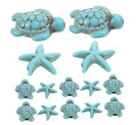 Veemoon 40Pcs Sea Turtle Beads for Jewelry Making Unique Ocean Themed Charms for Bracelets and Necklaces Vibrant Smooth and Fade Resistant DIY Craft Beads
