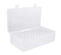 Veemoon 42 Slots Large Capacity Plastic Embroidery Thread Storage Box with Lock Design and Tight Sealing Ability for Home Sewing Organiser