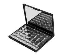 Veemoon 48pcs Empty Magnetic Eyeshadow Palette with Mirror Metal Pans for DIY Makeup Compact Makeup Storage for Eyeshadow Blush and Lipstick Travel Friendly Design