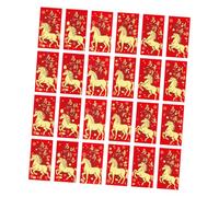 Veemoon 48pcs Horse Year Red Envelopes Lunar Year Money Packets with Traditional Chinese Patterns Compact Lucky Hong Bao for Spring Festival Gift Giving and Cultural Celebrations