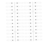 Veemoon 48Pcs Nail Color Display Card Magnetic Nail Gel Polish Chart Detachable Design Efficient Practice Plastic Magnet for Beginners Art Learning Scenarios