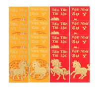 Veemoon 48pcs Vietnamese Lunar Year Red Envelopes Unique Horse Themed Money Packets for Cash Modern Creative Design for Spring Festival Celebrations