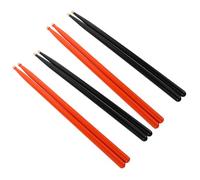 Veemoon 4pairs Maple Drumsticks Wood Tip Mallet Stick Drum Playing Sticks for Jazz Electronic Drums Music Instrument