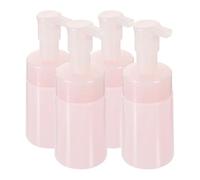 Veemoon 4pcs 100ml Conical Foam Pump Bottles for Travel, Pet Foaming Soap Dispenser with Ergonomic Design and Convenient Grip, for Sensitive Skin and On-the-go Use