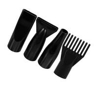 Veemoon 4pcs Abs Hair Dryer Nozzle Attachment for Pets Pet Hair Dryer Accessories Including Large Small Round and Comb Nozzles Comfortable Reusable and Suitable for Dogs Cats Small Animals
