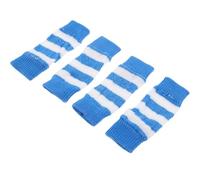 Veemoon 4pcs Adjustable Dog Elbow Protector and Paw Wraps for Dogs, Comfortable Polyester Front Leg Sleeves Cute Socks Style for Daily Pet Leg Care and Outdoor Winter Walks