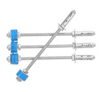 Veemoon 4pcs Air Conditioning Anchors Bolts Galvanized Iron Wedge for Indoor Duct System Installation Fasten Hardware Support Hanger Ceiling Mount Noise Reduction