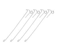 Veemoon 4pcs Air Plant Hangers Gardening Hanging Hooks for Indoors and Patios Stainless Steel Simple Decorative Design Not Easy to Deform Practical Air Fern Bromeliad Holders