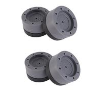 Veemoon 4pcs Anti-vibration Washing Machine Foot Pads with 6cm Height Increase, Non-skid Shock-absorbing Refrigerator Raising Mats for Home Appliances, Grey