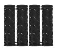 Veemoon 4pcs Barbell Bar Handle Grips for Weight Lifting, 4.6x1.3 | Barbell Non-Slip Plastic Covers for Weight Lifting Pull Up Bar Fits Standard Fitness Equipment