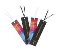 Veemoon 4pcs Bible Page Marker Paper Bookmark for Book and Bible, Multiple Position Tabs, Compact, Chapter Organisation, Faith Design, for Office and Home, for Book Lovers and Teachers