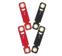 Veemoon 4pcs Bird Foot Rings Parrot Leg Band Lightweight Comfortable Sturdy Velvet Adjustable Fit Identification Outdoor Activities Suitable for Different Bird Species Owners