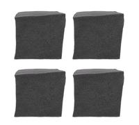 Veemoon 4pcs Black Polyurethane Soundproofing Block for Walls and Doors, Noise Reduction Sound Absorbing Material, Safe Acoustic Absorption Cotton for Studio and Ktv Environments