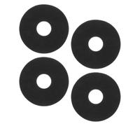 Veemoon 4pcs Black Sponge Replacement Pads for Bartending Salt Rims, Quick Stain Removal and Easy Replacement Sponges for Glass Polishing in Bars and Home Cocktail Making