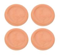 Veemoon 4pcs Bread Basket Warmer Terracotta - Stoneware Food Storage Bucket Insulation Sheet - Party Pastry Warmer For Kitchen Restaurant