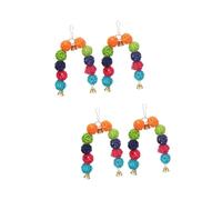 Veemoon 4pcs Budgie Toys Talking Parrot Toy Parrot Bite Chewing Pet Bird Plaything