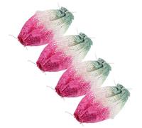 Veemoon 4PCS Camping Lantern Mantles Tie-On Covers, Medium Size Dual-Head Fabric Shade Mesh for Outdoor Gas, Oil, Propane Lamps, Replacement Light Shade for Camping and Survival Lanterns