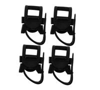 Veemoon 4pcs Cane Holder Bracket for Wheelchair Walker Crutch Clips for Mobility Scooters Walking Sticks and Bicycle Lights Compact Lightweight Versatile Accessories