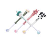 Veemoon 4pcs Childrens Three Sided Toothbrush Extra Soft Bristles Gentle Sensitive Gums Ergonomic Handle for Ages Promotes Complete Oral Care and Healthy Habits
