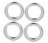Veemoon 4pcs Cooktop Grates Gas Range Pan Stainless Steel Drip Pan Oil Catcher for Gas Stove