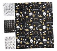 Veemoon 4pcs Decorative Gift Wrapping Papers Craft Packaging Paper for Birthdays Weddings Showers Stylish Patterned Present Wraps with Smooth Texture for DIY Gift Decoration