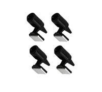 Veemoon 4pcs Deer Whistle Car Warning Whistles Universal Automotive Animal Warning Device Black for Vehicles and Motorcycles Road Safety