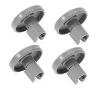 Veemoon 4pcs Dishwasher Wheel Lower Rack Dishwasher Parts Dishwasher Rack Pulley Appliance Pulley Dishwasher Repair Kit Dish Lower Roller Accessory Dish Wheel