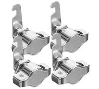 Veemoon 4pcs Drawer Cam Lock, Thumb Turn Design for Cupboard Door | Cam Lock Hardware, Twist Mechanism, 25mm Panel Locks for Cabinet, Cupboard, Drawer & Post Box