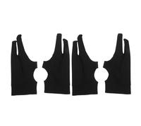 Veemoon 4pcs Drawing Gloves Pack Two-finger Artist Gloves Right Handed Use Palm Rejection Function