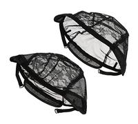 Veemoon 4pcs Elastic Wig Caps u Type Mesh Wig Hair Net Making Caps for Wearing and Styling Hair