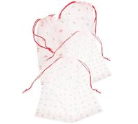 Veemoon 4pcs Foldable Travel Laundry Bags Large Capacity Portable Drawstring Pouches for Clothes Socks Shoes Multi-use Storage Organizers Easy-clean Material