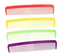 Veemoon 4pcs Giant Wide Tooth Comb Prop for Carnival Halloween Prank Costume Oversized Plastic Detangling Hair Brush for Women Funny Clown Mustache Accessory Novelty Party Favor