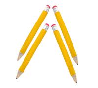 Veemoon 4pcs Giant Wooden Colored Pencils for Back to School Supplies Natural Wood Jumbo Drawing Props for Graduation Party Classroom Decoration Preschoolers
