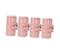 Veemoon 4pcs Hair Roller Clips Reusable Hair Dressing Curlers for Women Create Fluffy Curls Random Color
