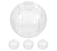 Veemoon 4pcs Hamsters Running Ball: Plastic Hamsters Ball Small Silent Exercise Wheel Cage Accessories For Dwarf Rats Gerbils Small Animals