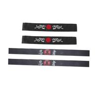 Veemoon 4pcs Japanese Headbands Comfortable Elastic Karate Bandanas for Sports Cosplay and Themed Parties Made of Breathable for Cooking and Outdoor Activities