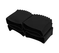 Veemoon 4pcs Ladder Foot Covers Durable Non Slip Rubber Pads for Extension Step Folding Ladders Enhanced Stability Safety Portable Protective Accessories for Secure Climbing