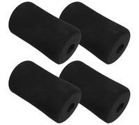 Veemoon 4pcs Leg Extension Machine Foam Covers Pads 22mm Inner Diameter X 135mm Length, 75mm Outer Diameter Foot Foam Pads for Ab Training and Multi-gym Exercise