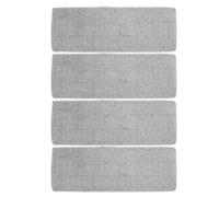 Veemoon 4pcs Microfiber Mop Cloth Replacement Pads 42x15cm Thickened 400G Flat Mop Washable Reusable Absorbent Cleaning Cloths for Wet Dry Floor Cleaning Household Supplies