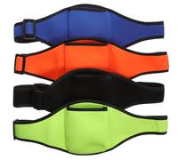 Veemoon 4Pcs Microphone Holder Waist Belts Portable Mic Pouch Carriers Mixed Colors Microphone Belt Pouches for Indoor Fitness Instructors and Public Speaking Use