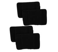 Veemoon 4pcs Non-slip Walker Handle Grips with Soft Padding Polyester Covers for Elderly and Disabled Comfortable Crutch Hand Cushions Easy Installation Wear-resistant Upright Walker