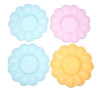 Veemoon 4pcs Plastic Egg Keeping Boxes Egg Storage Boxes for Refrigerator Use and Carton at Home Random Color