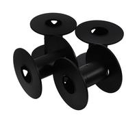 Veemoon 4pcs Plastic Wire Reel Empty Wire Spools Replacement Versatile Compact Cylindrical Design for Quickly Organizing and Managing at Home or Workshop