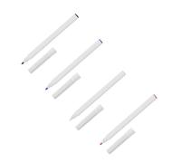 Veemoon 4pcs Professional Tattoo Markers Set with White Black Purple Red Pens for Precise Line Drawing and Eyebrow Microblading in Beauty Salon Use