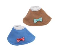 Veemoon 4pcs Protective Bird Collar Anti-biting Neck for Parrots and Safe Design for Bowtie