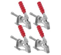 Veemoon 4PCS Quick Release Toggle Clamps Heavy Duty Push Pull Hold Down Clamps for Woodworking Welding Carpentry DIY Projects Compact Industrial Use