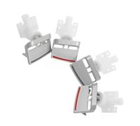Veemoon 4pcs Replacement Water Dispenser Spigot with Hot Cold Push Buttons Plastic Faucet with Slanted Tap Design for Clean Pouring Space-Saving Water Cooler Accessory